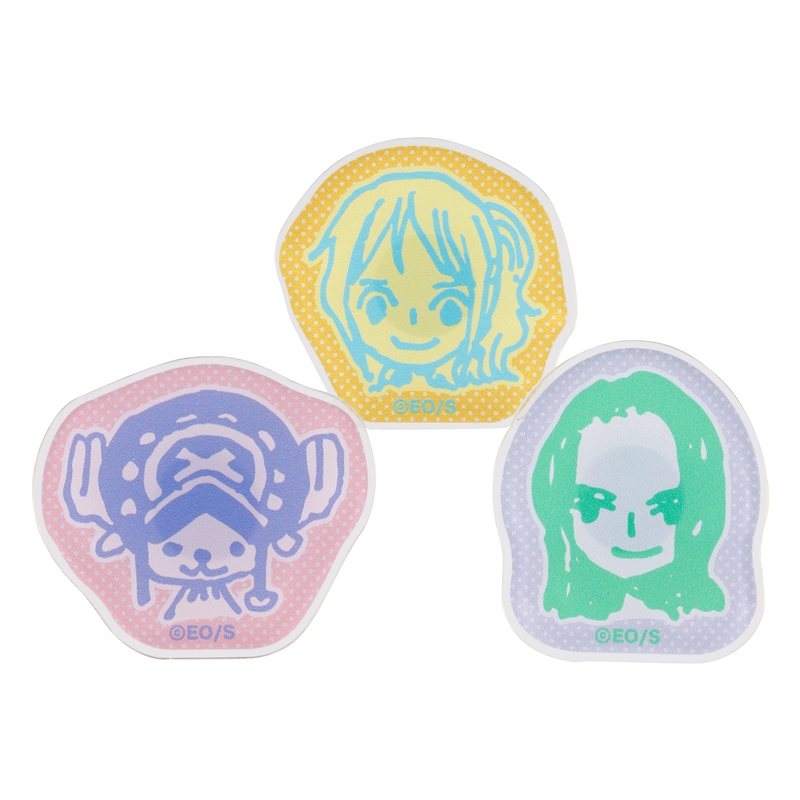『ＯＮＥ　ＰＩＥＣＥ』アクリルｍｉｎｉバッジ３個セット　（ナミ＆チョッパー＆ロビン）　ＢＣ３