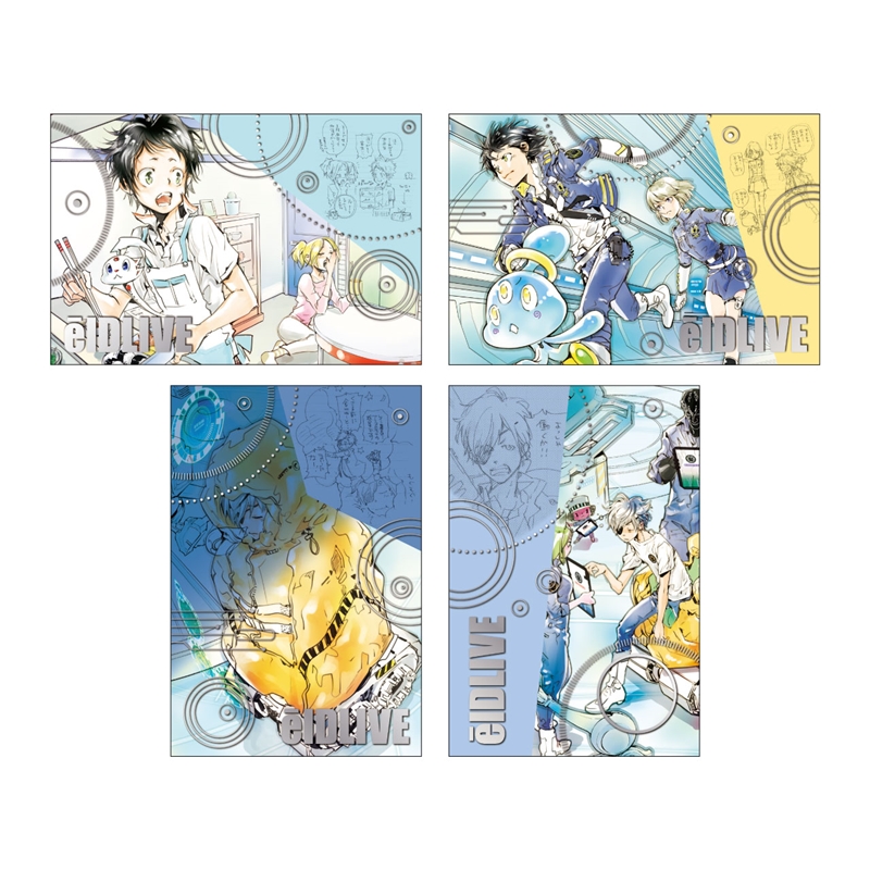 『エルドライブ【ｅｌＤＬＩＶＥ】』箔押しポストカードコレクション　（全８種／ランダム１種入り）　＜天野明展＞　ＢＤ２