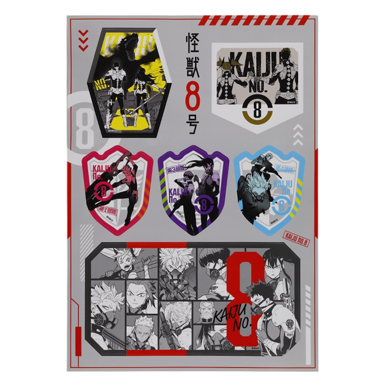 『怪獣８号』ステッカーセット（２枚入り）　＜怪獣８号展＞　ＢＤ３