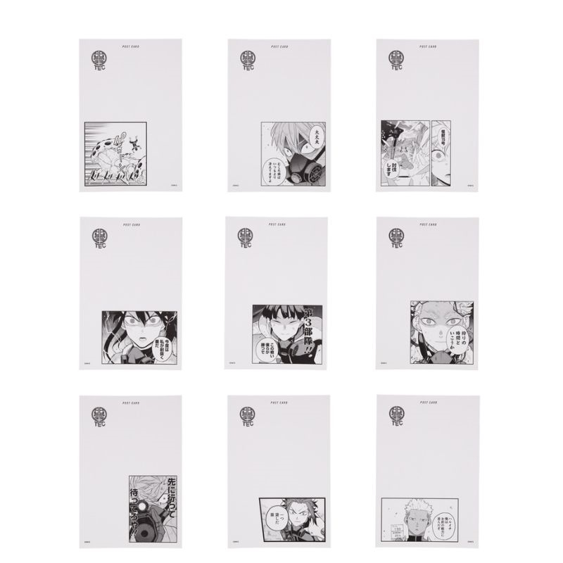 『怪獣８号』解放戦力ポストカードコレクション　（全９種／ランダム１種入り）　＜怪獣８号展＞　ＢＤ３