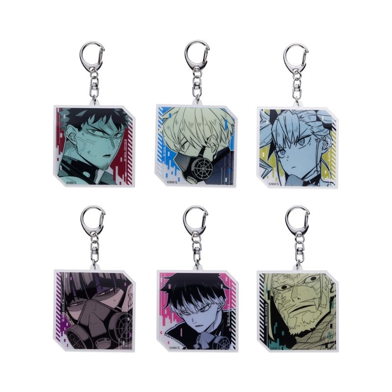 『怪獣８号』ナンバーズアクリルキーホルダーコレクション　全種セット　（全６種入り）　＜怪獣８号展＞　ＢＤ３