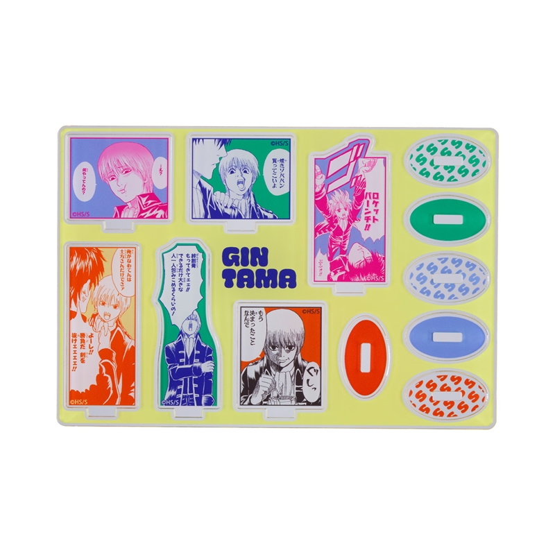 『銀魂』沖田総悟の煽りｍｉｎｉアクリルスタンド６種セット　＜銀魂展＞ＢＤ４