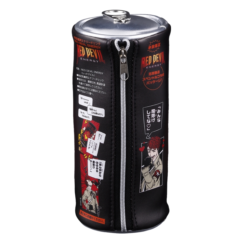 『青の祓魔師』“特定防魔用エナジードリンク　「レッドデビル」”　志摩廉造スペシャルコラボパッケージ　缶型ポーチ　＜青の祓魔師展＞　ＢＥ１