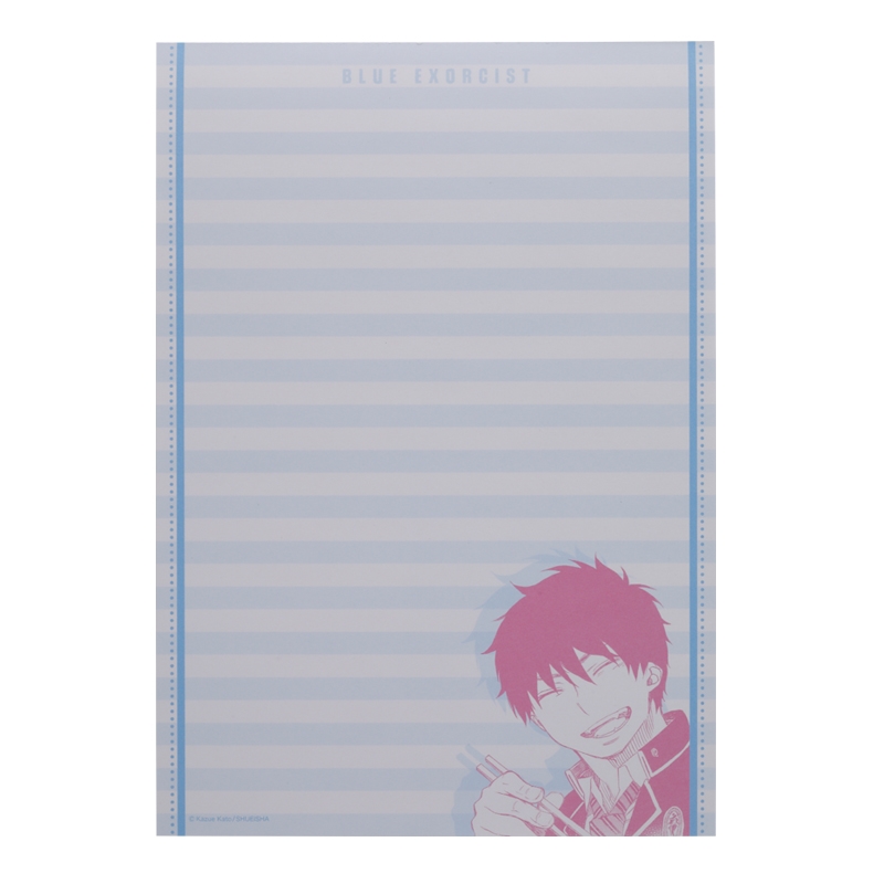 『青の祓魔師』１００ページレターパッド【５０ｓｃｅｎｅｓ／１００ｐａｇｅｓ】　＜青の祓魔師展＞　ＢＥ１