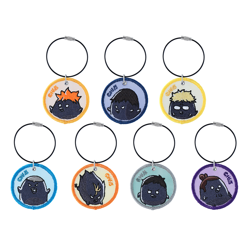 『ハイキュー！！』メッシュ刺繍キーホルダーコレクション　動物Ｖｅｒ．　（全１４種／ランダム１種入り）　＜ハイキュー！！　ＦＡＮ　ＰＡＲＫ＞　ＢＥ２
