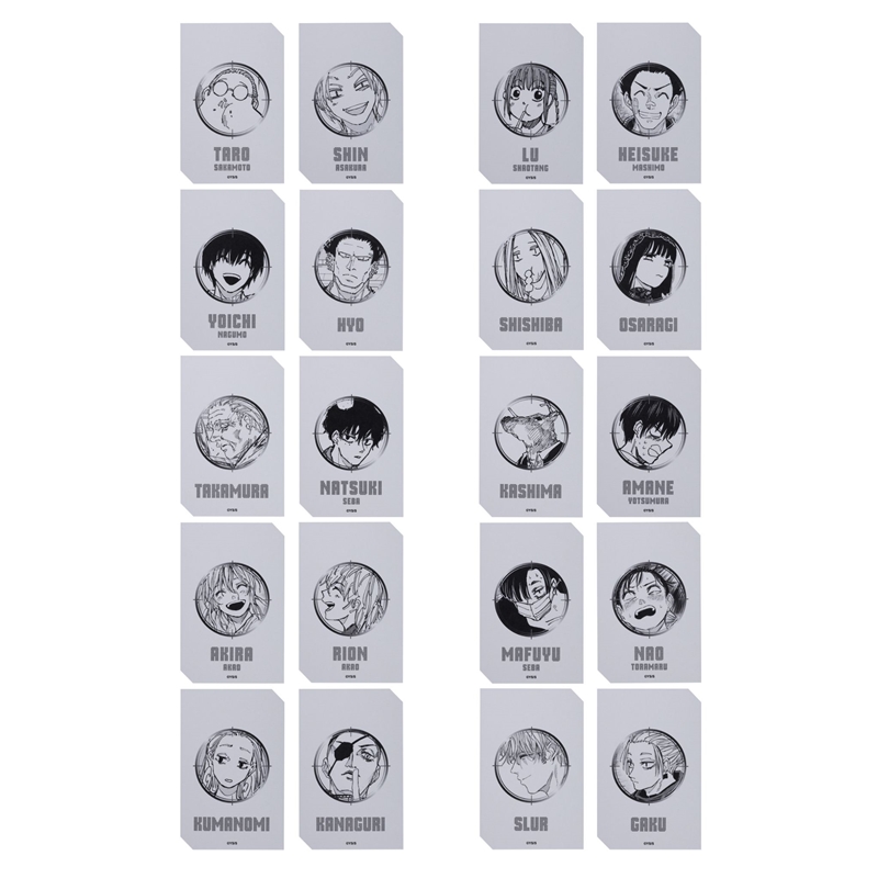 『ＳＡＫＡＭＯＴＯ　ＤＡＹＳ』キャラクターズホロカードコレクション２枚入り　第１弾　（全１０組／ランダム１組入り）　ＢＥ３