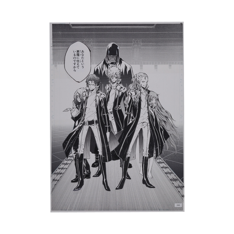 『家庭教師ヒットマンＲＥＢＯＲＮ！』複製原稿４枚セット　ミルフィオーレ　＜天野明展　東京凱旋＞　ＢＥ４