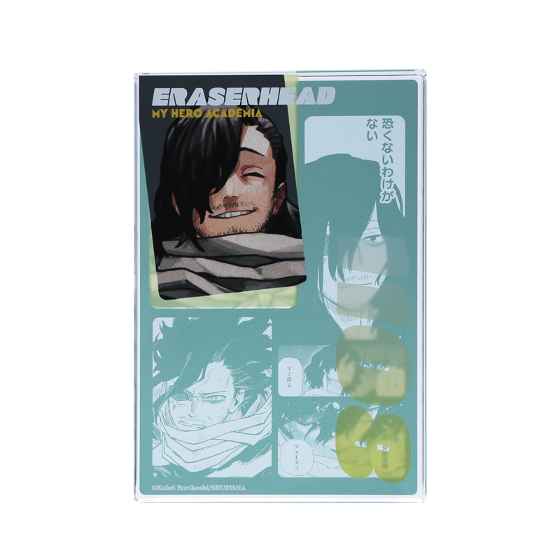 『僕のヒーローアカデミア』アクリルブロック　“ＨＥＲＯＥＳ”　イレイザーヘッド　ＢＥ４