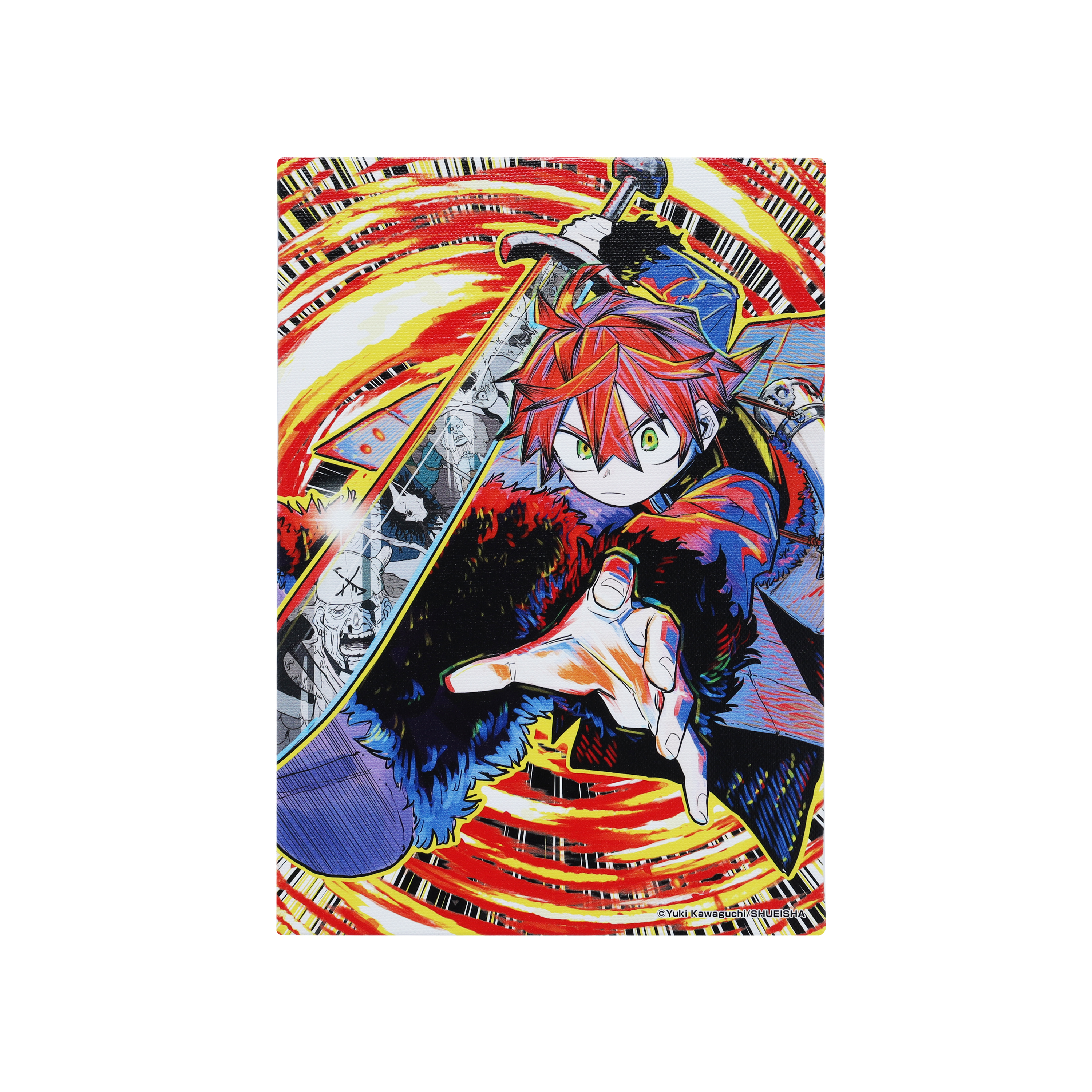 『灯火のオテル』フルカラーアートボード　（週刊少年ジャンプ２０２５年２４号表紙イラスト）　［ＪＵＭＰ　ＡＲＴ　ＢＯＡＲＤ　ＧＡＬＬＥＲＹ］　ＢＥ３