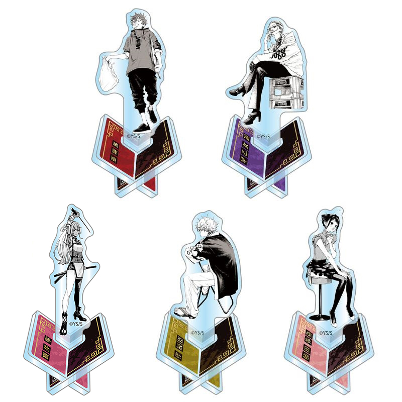 ＪＣＳ限定　『極楽街』アクリル“Ｘ”フィギュアコレクション　第１弾　全種セット　（全１０種入り）　ＢＥ３