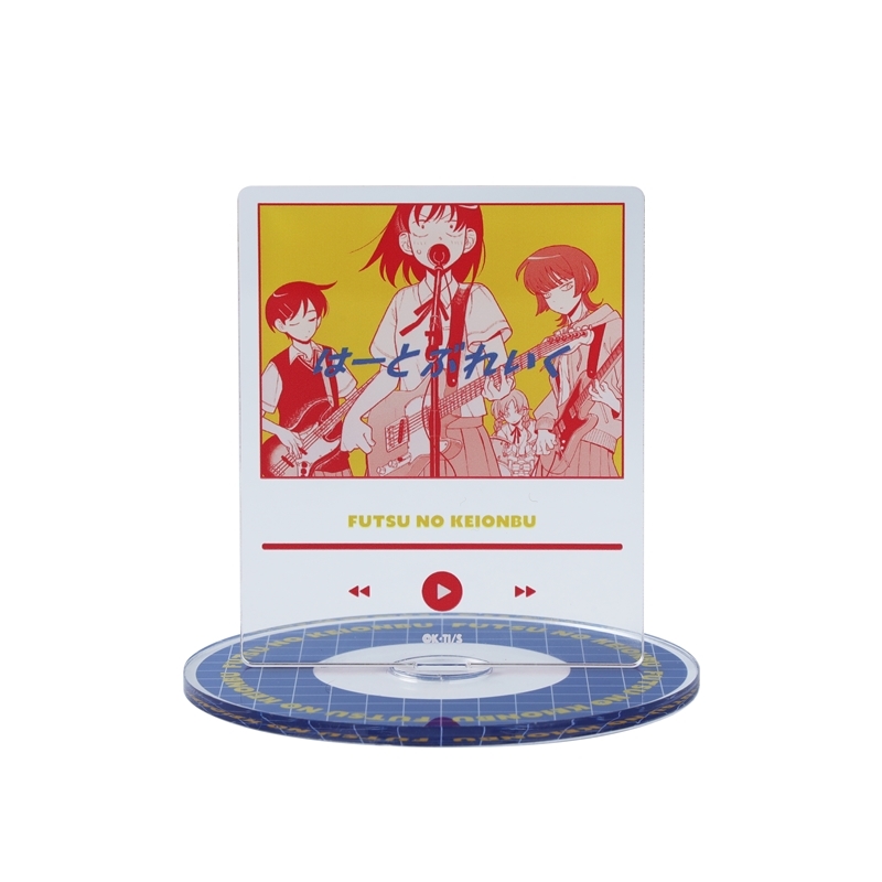 『ふつうの軽音部』シングルＣＤ風アクリルスタンド　はーとぶれいく　ＢＥ３