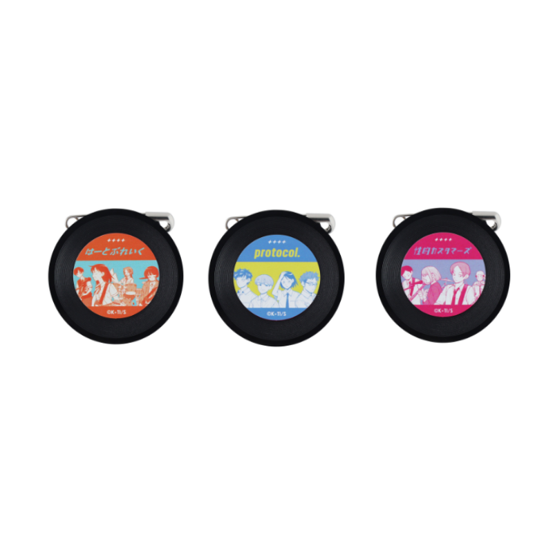 『ふつうの軽音部』レコード風バッジコレクション　（全６種／ランダム１種入り）　ＢＥ３