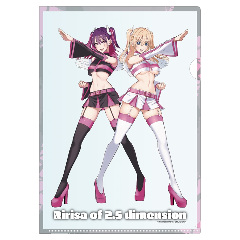 『２．５次元の誘惑』チェンジングクリアファイル　［天乃リリサ＆橘美花莉＆奥村正宗］　ＢＦ１