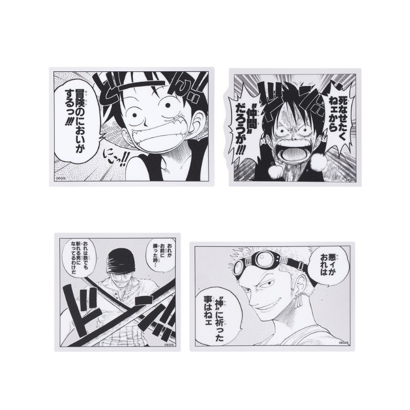 『ＯＮＥ　ＰＩＥＣＥ』クリアステッカーコレクション２枚入り　第１弾　（全１０組／ランダム１組入り）　ＢＦ３