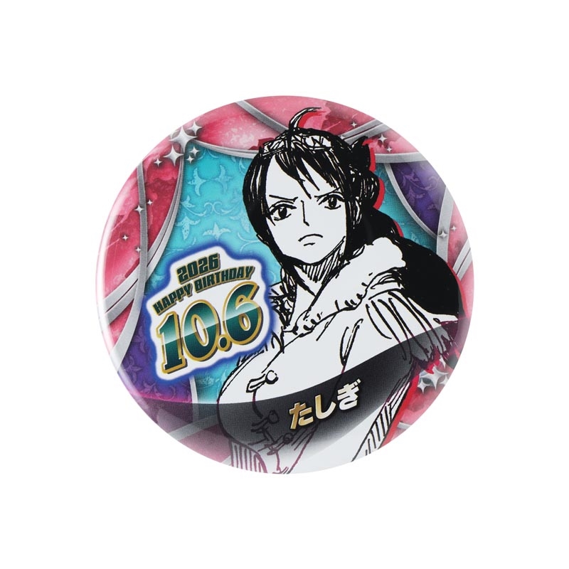 『ＯＮＥ　ＰＩＥＣＥ』バースデイ缶バッジ　たしぎ　ＢＦ４