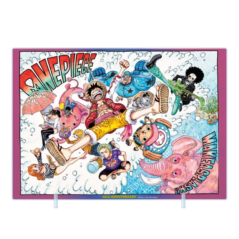 完全受注生産『ＯＮＥ　ＰＩＥＣＥ』箔入りアクリルアート　－連載２９周年突破記念Ｖｅｒ．－　ＢＦ３
