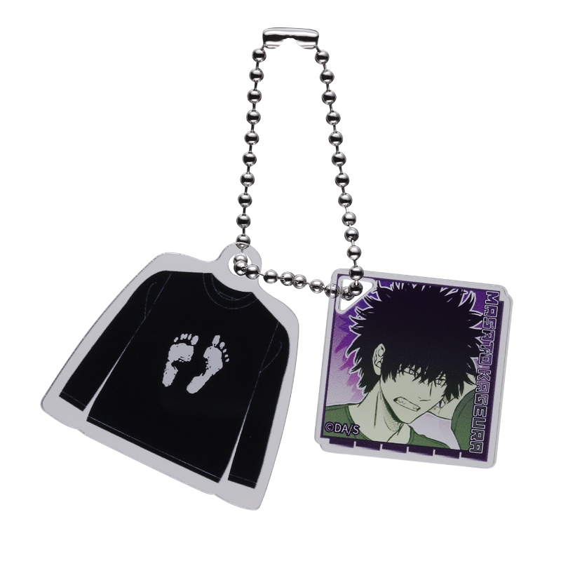 『ワールドトリガー』ロングＴシャツ　フリーサイズ　チャーム付き【足跡（ヒト）】　ＢＤ１