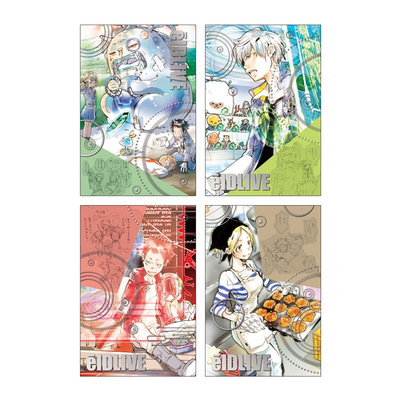 『エルドライブ【ｅｌＤＬＩＶＥ】』箔押しポストカードコレクション　（全８種／ランダム１種入り）　＜天野明展＞　ＢＤ２