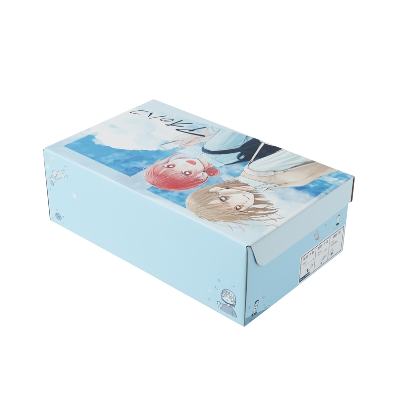 『アオのハコ』シューズボックス風収納ケース（２個セット）　ＢＤ２