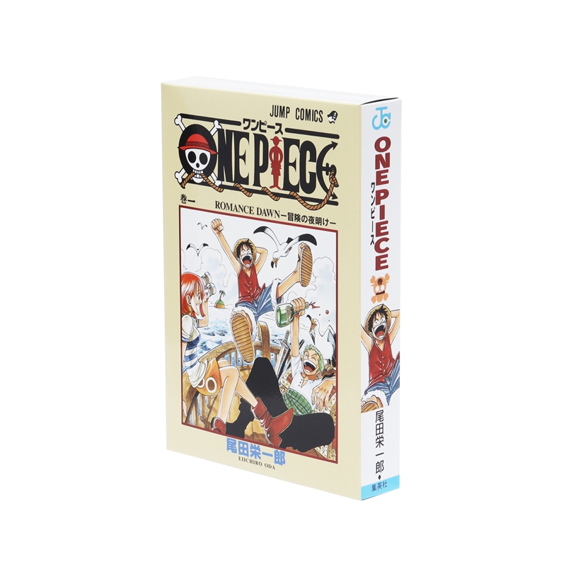 『ＯＮＥ　ＰＩＥＣＥ』「巻一」まるごとＢＯＸ！　（Ｔシャツ１枚、コミックス型ポーチ１個、名場面ステッカーシート８枚入り／特製箱付き）　ＢＤ３－ＰＰＩ