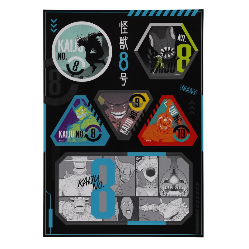 『怪獣８号』ステッカーセット（２枚入り）　＜怪獣８号展＞　ＢＤ３
