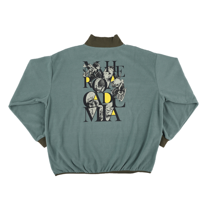 『僕のヒーローアカデミア』フリースハーフジッププルオーバー　フリーサイズ　ＢＤ４－ＪＳ