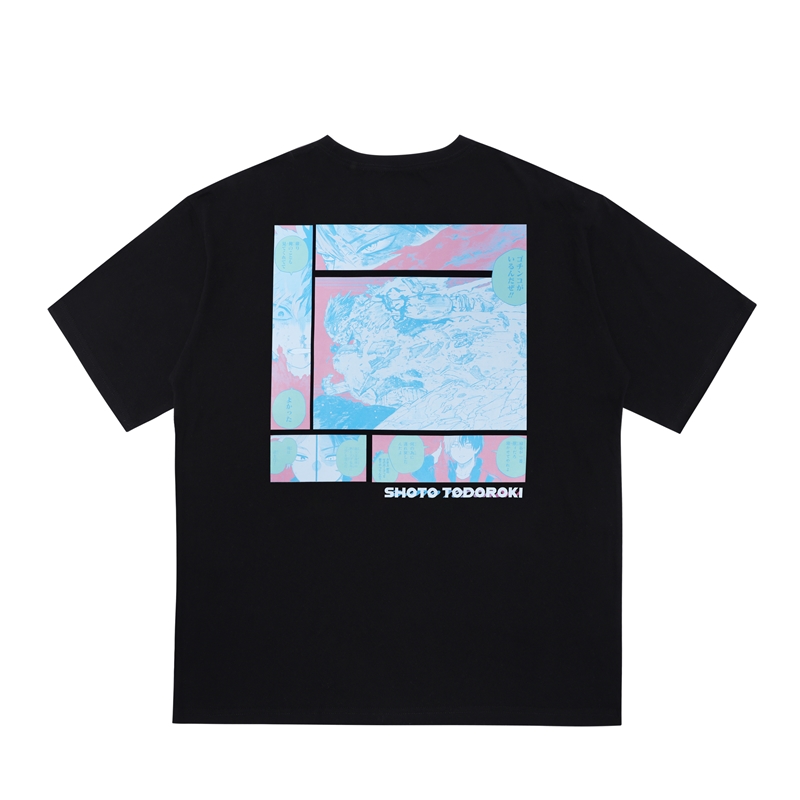 『僕のヒーローアカデミア』ポケット付きビッグシルエットＴシャツ　“ＨＥＲＯＥＳ”　轟焦凍　ＢＥ１