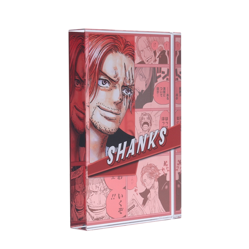 『ＯＮＥ　ＰＩＥＣＥ』アクリルブロック　“ＨＥＲＯＥＳ”　シャンクス　ＢＥ１