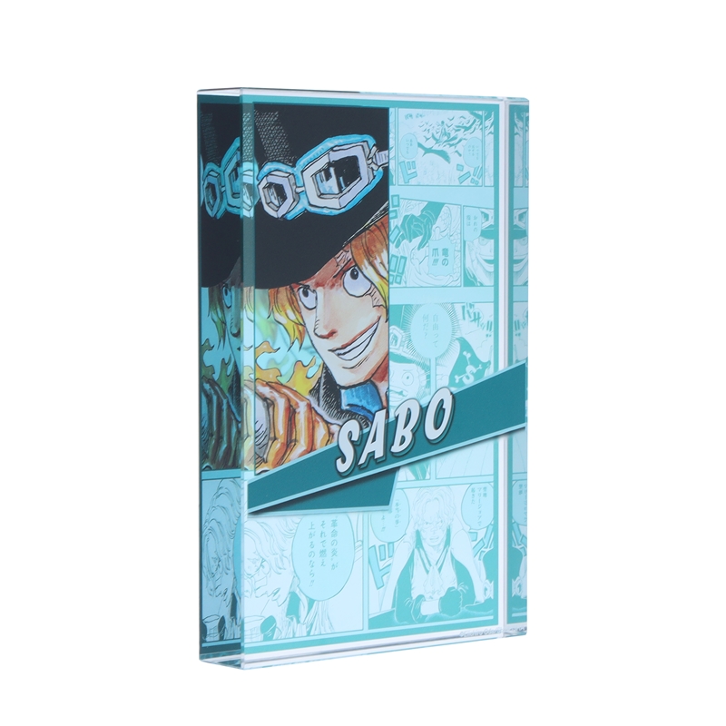 『ＯＮＥ　ＰＩＥＣＥ』アクリルブロック　“ＨＥＲＯＥＳ”　サボ　ＢＥ１