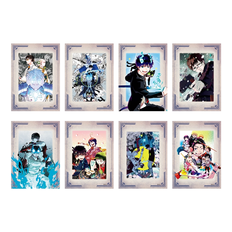 『青の祓魔師』アートギャラリースタンド　（イラストシート８種入り）　＜青の祓魔師展＞　ＢＥ１