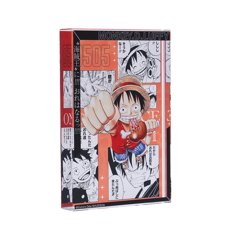 『ＯＮＥ　ＰＩＥＣＥ』アクリルブロック　“ＨＥＲＯＥＳ”　モンキー・Ｄ・ルフィ　ＢＥ２