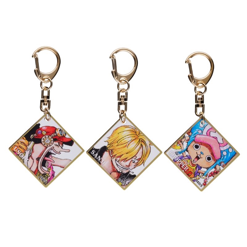 『ＯＮＥ　ＰＩＥＣＥ』色紙風アクリルキーホルダー　（全１０種／ランダム１種入り）　ＢＥ３－ＯＰＤ