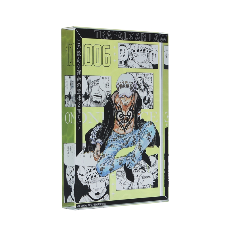 『ＯＮＥ　ＰＩＥＣＥ』アクリルブロック　“ＨＥＲＯＥＳ”　トラファルガー・ロー　ＢＥ４