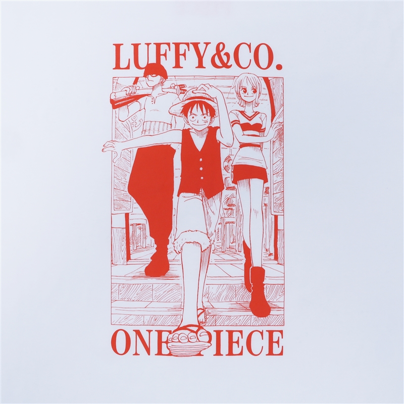 『ＯＮＥ　ＰＩＥＣＥ』Ｔｅｅ　Ｗｈｉｔｅ　ルフィ＆ゾロ＆ナミ　Ｌサイズ　ＢＥ３－ＯＰＤ Lサイズ