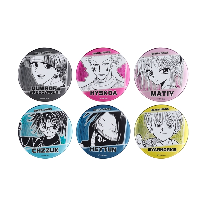 ＪＣＳ限定『ＨＵＮＴＥＲ×ＨＵＮＴＥＲ』デコレクション缶バッジ　第１弾　全種セット　（全１２種入り）　ＢＥ３