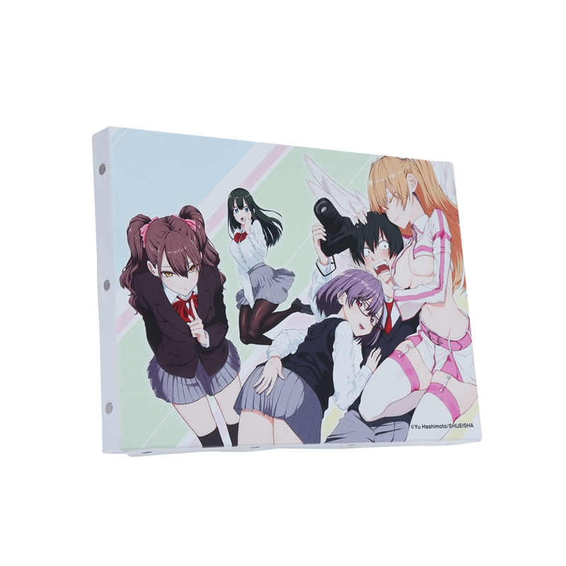 『２．５次元の誘惑』フルカラーアートボード　第１話カラーページ　［ＪＵＭＰ　ＡＲＴ　ＢＯＡＲＤ　ＧＡＬＬＥＲＹ］　ＢＥ３