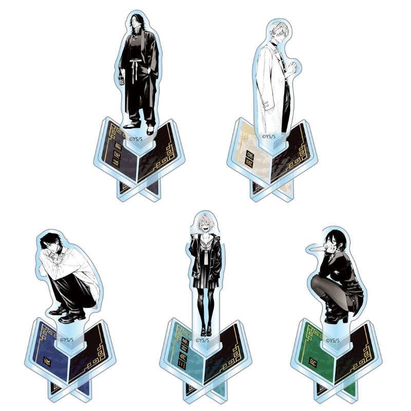 ＪＣＳ限定　『極楽街』アクリル“Ｘ”フィギュアコレクション　第１弾　全種セット　（全１０種入り）　ＢＥ３