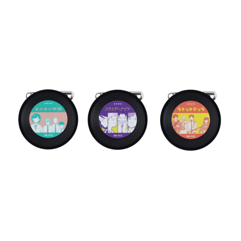 『ふつうの軽音部』レコード風バッジコレクション　（全６種／ランダム１種入り）　ＢＥ３
