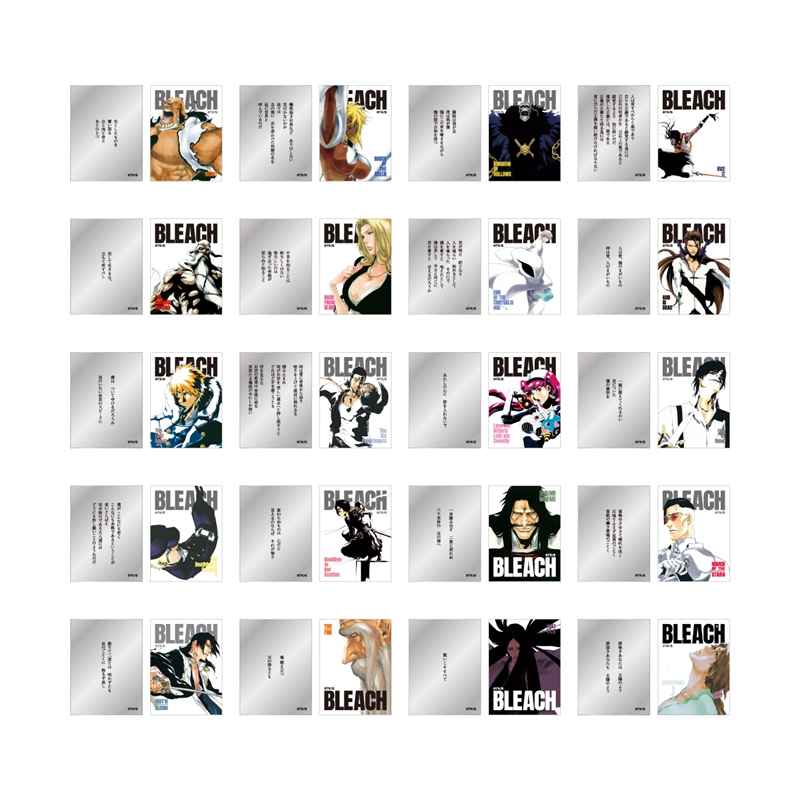 ＪＣＳ限定受注生産　『ＢＬＥＡＣＨ』巻頭歌ステッカーコレクション２枚入り　コンプリートセット　（第１弾～第４弾／全７４組入り）　ＢＦ１
