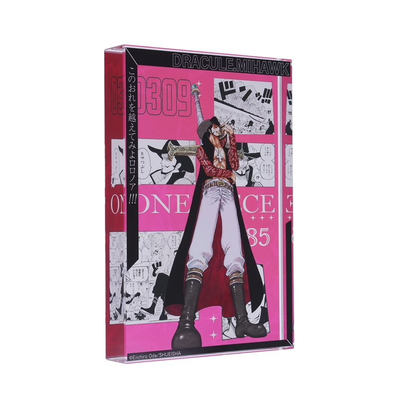 『ＯＮＥ　ＰＩＥＣＥ』アクリルブロック　“ＨＥＲＯＥＳ”　ジュラキュール・ミホーク　ＢＦ１