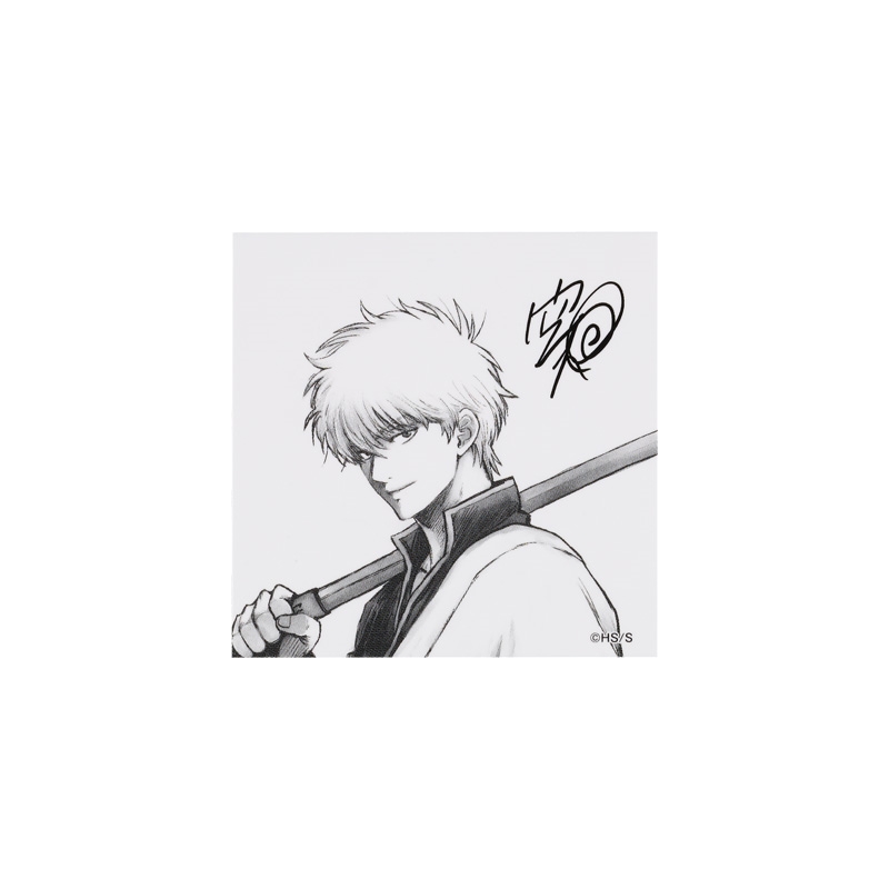 『銀魂』生誕２０周年記念　銀魂展　～はたちのつどい～　記念色紙（封筒＆ステッカー付き）　＜銀魂展札幌＞ＢＦ１