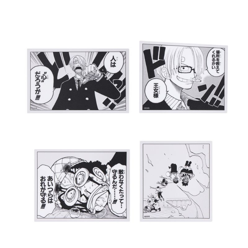 『ＯＮＥ　ＰＩＥＣＥ』クリアステッカーコレクション２枚入り　第１弾　（全１０組／ランダム１組入り）　ＢＦ３