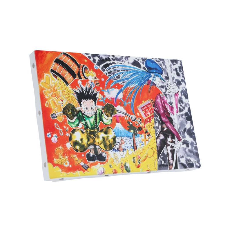 『ＨＵＮＴＥＲ×ＨＵＮＴＥＲ』フルカラーアートボード　（週刊少年ジャンプ１９９８年１４号巻頭カラーイラスト）　［ＪＵＭＰ　ＡＲＴ　ＢＯＡＲＤ　ＧＡＬＬＥＲＹ］　ＢＦ３