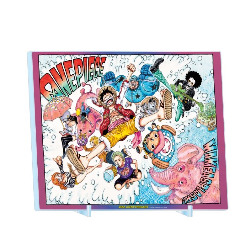 完全受注生産『ＯＮＥ　ＰＩＥＣＥ』箔入りアクリルアート　－連載２９周年突破記念Ｖｅｒ．－　ＢＦ３