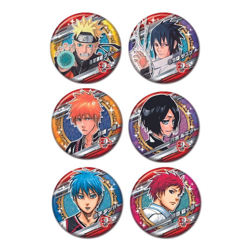 「週刊少年ジャンプ」コレクション缶バッジ【ＪＵＭＰ　ＳＨＯＰ　２０ｔｈフェスティバルＶｅｒ．】　（全２５種／ランダム１種入り）　ＢＤ２