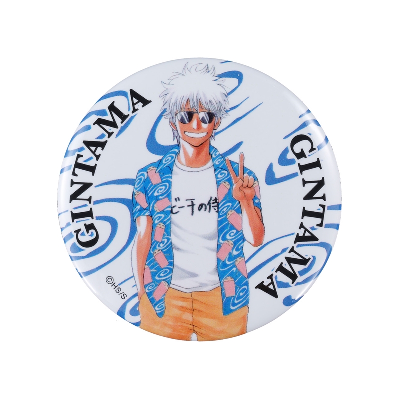 『銀魂』坂田銀時のアロハシャツ（缶バッジ付き）　＜銀魂展＞ＢＤ４