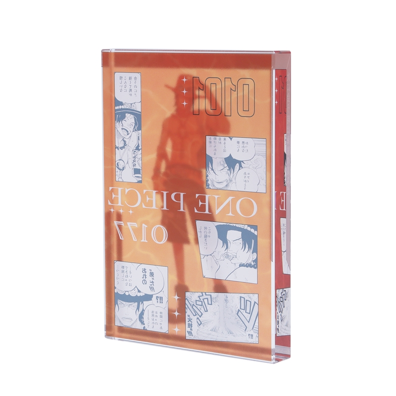 『ＯＮＥ　ＰＩＥＣＥ』アクリルブロック　“ＨＥＲＯＥＳ”　ポートガス・Ｄ・エース　ＢＦ１