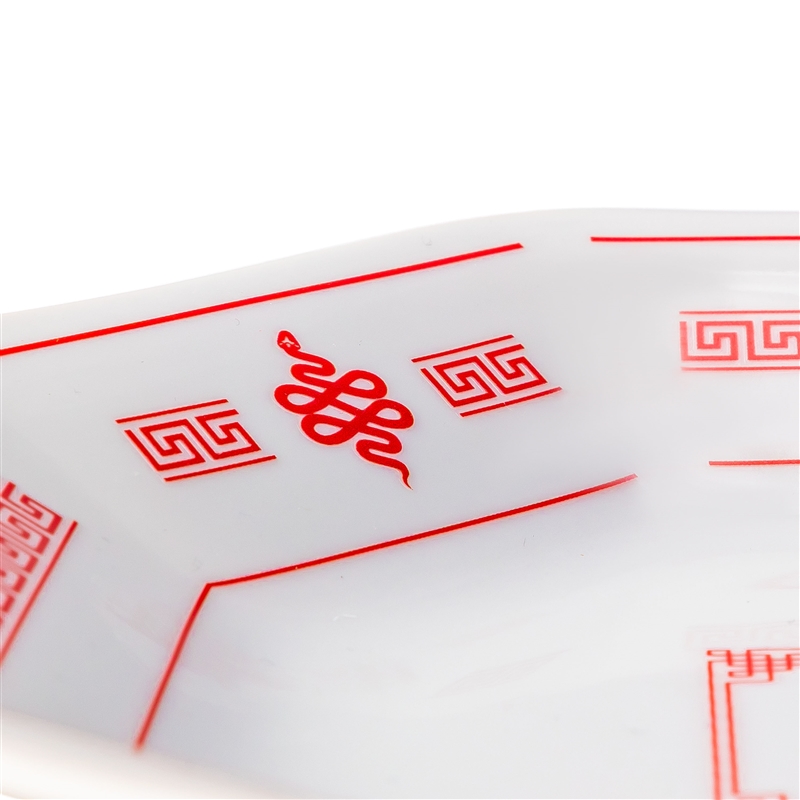 『極楽街』八角皿　ＢＦ１