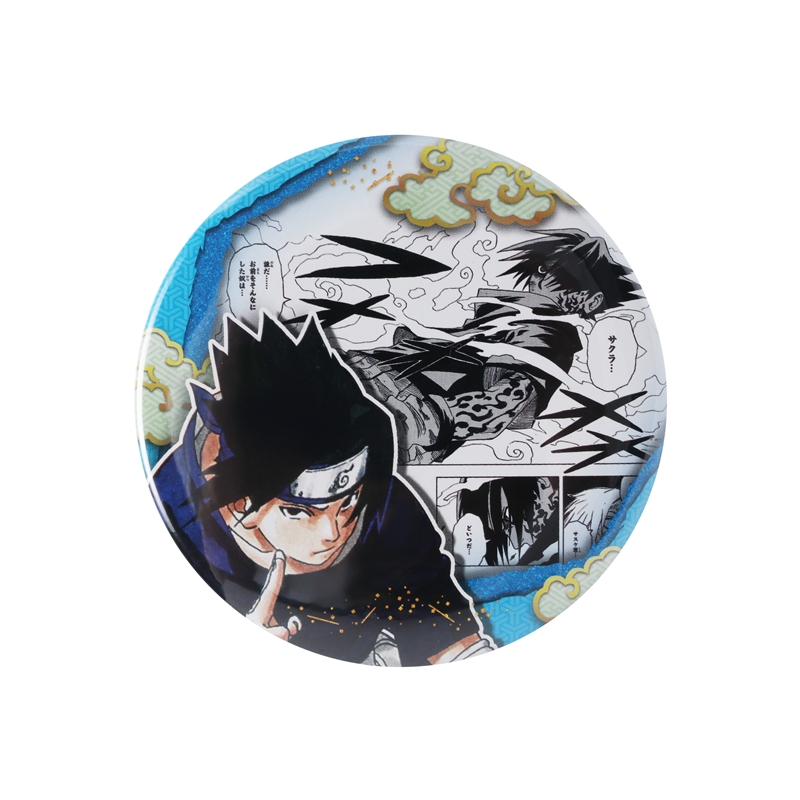『ＮＡＲＵＴＯ－ナルト－』コレクション缶バッジ　“ＨＥＲＯＥＳ”　【うちはサスケ】　（全１０種／ランダム１種入り）　ＢＦ２