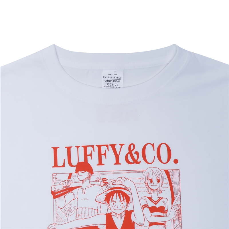 『ＯＮＥ　ＰＩＥＣＥ』Ｔｅｅ　Ｗｈｉｔｅ　ルフィ＆ゾロ＆ナミ　Ｌサイズ　ＢＥ３－ＯＰＤ Lサイズ